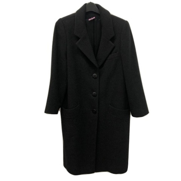 Fleurette Cashmere Dress Coat, Size M - Picture 2 of 4